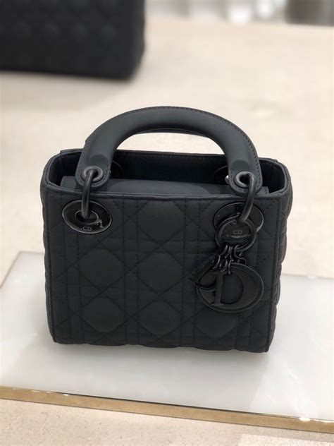 matte black lady dior mini|Lady Dior handbags.